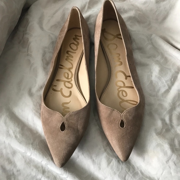 Sam Edelman Shoes - Sam Edelman laser cut pointy flat | sz. 9.5